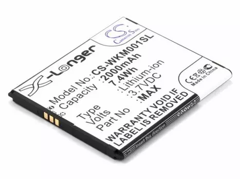 Аккумулятор CameronSino CS-WKM001SL для Explay 4Game (L5503AE), Li-Ion, 2000, 3.7V (P104.01425)