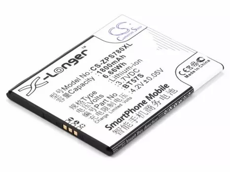 Аккумулятор CameronSino CS-ZPS780XL для Zopo ZP780 (BT57S), Li-Ion, 1800, 3.7V (P104.01441)