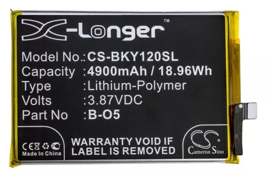 Аккумулятор CameronSino для VIVO Y12, Y20, Y20S, Y12 2019, 3.87V, 4900mAh (CS-BKY120SL)