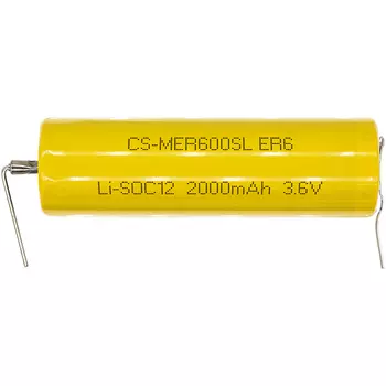 Аккумулятор CameronSino, ER6, 3.6V 2000mAh, 1шт. (CS-MER600SL)