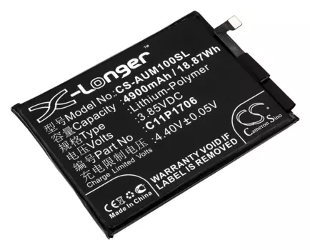 Аккумулятор CameronSino P104.00783 для Asus ZB602KL/ ZenFone Max Pro M1, 3.85V, 4.9 А·ч (P104.00783)