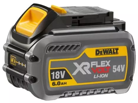 Аккумулятор Dewalt 18V, 6Ah, Li-Ion, для DeWalt FLEXVOLT DCB546 (DCB546-XJ)