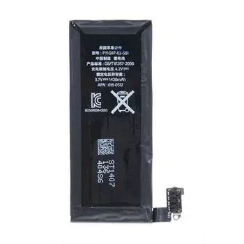 Аккумулятор для Apple iPhone 4, Li-Pol, 1420mAh (100135)