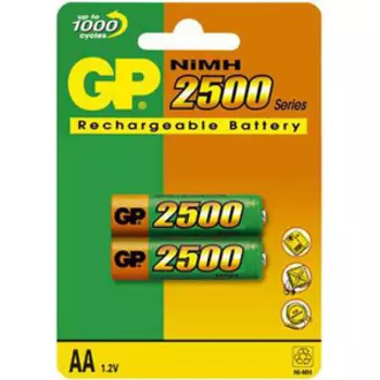 Аккумулятор GP Rechargeable 270AAHC, AA, 1.2V 2.5 А·ч, 2 шт