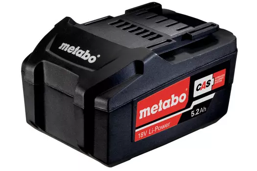 Аккумулятор Metabo LI-Power, 18V, 5.2Ah, Li-Ion для CAS (625592000)