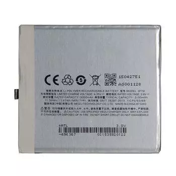 Аккумулятор MX5/BT51 для Meizu MX5 , 3.8V, 3150mAh