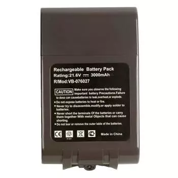 Аккумулятор 61034-01-3000, 3.0Ah 21.6V, для Dyson, черный (844427)