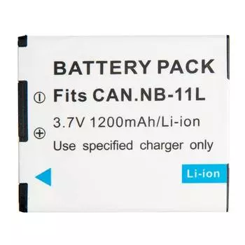 Аккумулятор Noname NB-11L/NB-11L/NB-11LH/CS-NB11LHC, 1200mAh, 3.7V для Canon Canon IXUS 125 HS, Canon IXUS 240 HS, Canon PowerShot A2300, Canon PowerShot A2400 IS, Canon PowerShot A3400 IS, Canon PowerShot A4000 IS, Canon PowerShot ELPH 110 HS, Canon PowerShot ELPH 320 HS