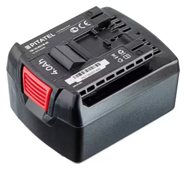 Аккумулятор Pitatel, 14.4V, 4000 А·ч, Li-Ion для Bosch 2607336078, 2607336150, 2607336224, 2607336234, 2607336318, 2607336600, BAT607, BAT614 (TSB-143-BOS14B-40L)
