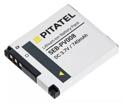 Аккумулятор Pitatel NB-8L для Canon 3.7V 740mAh (SEB-PV008)