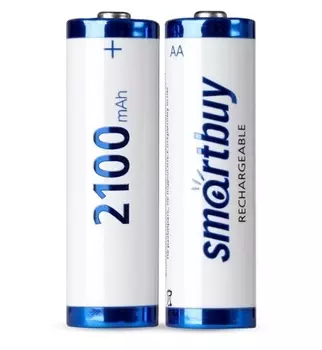 Аккумулятор Smartbuy, AA, 1.2V 2.1 А·ч, 2 шт. (SBBR-2A02BL2100)
