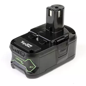 Аккумулятор TopON 18V, 4Ah, Li-Ion, для Ryobi RB18L40 (TOP-PTGD-RY-18-4.0-Li)