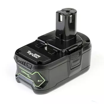 Аккумулятор TopON 18V, 5Ah, Li-Ion, для Ryobi RB18L50 (TOP-PTGD-RY-18-5.0-Li)