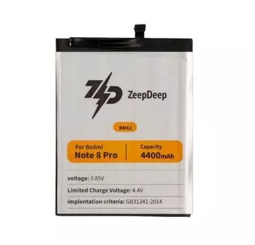 Аккумулятор ZeepDeep BM4J для Xiaomi Redmi note 8 pro, Li-Pol, 4400mAh, 3.85V (837770)