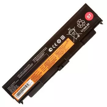 Аккумуляторная батарея 45N1145 для Lenovo hinkPad T440p, T540p, W540, W541, 10.8V, 5200mAh, черный