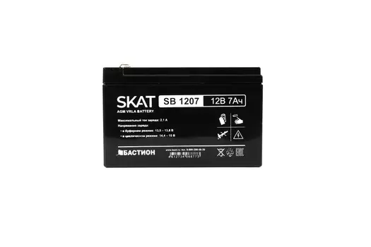 Аккумуляторная батарея для ОПС Бастион Skat SB 1207, 12V, 7Ah (2533)