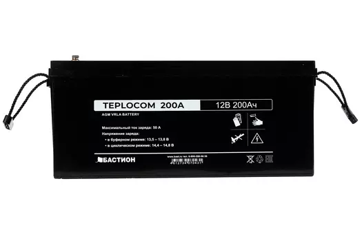 Аккумуляторная батарея для ИБП Бастион Teplocom, 12V, 200Ah (443)