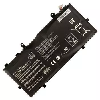Аккумуляторная батарея C21N1714 для Asus Vivobook Flip TP401N, TP401CA, TP401NA, 7.6V, 4900mAh, черный, OEM