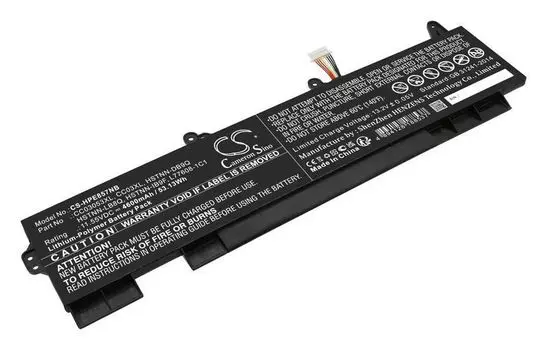 Аккумуляторная батарея CameronSino CS-HPE857NB для HP, 11.6V, 4.6 А·ч, 53.1Wh, черный (CS-HPE857NB)