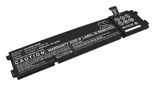 Аккумуляторная батарея CameronSino CS-RZB159NB для Razer, 15.2V, 4 А·ч, 60.8Wh, черный (CS-RZB159NB)