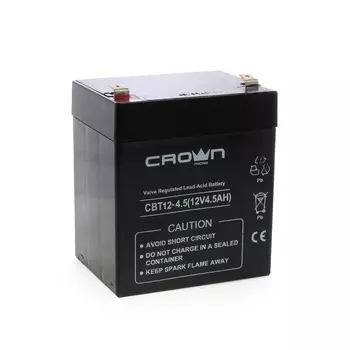 Аккумуляторная батарея для ИБП CROWN CBT-12-4.5, 12V, 4.5Ah