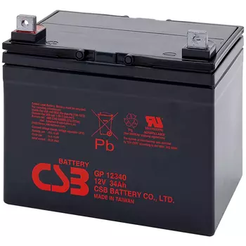 Аккумуляторная батарея CSB GP12340, 12V, 34Ah