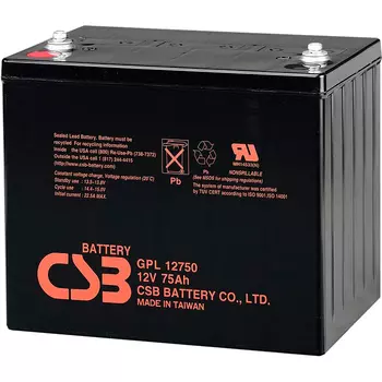 Аккумуляторная батарея CSB GPL12800, 12V, 80Ah