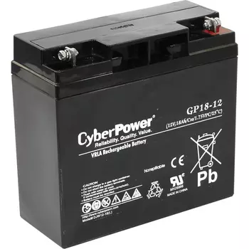 Аккумуляторная батарея CyberPower GP18-12, 12V, 18Ah