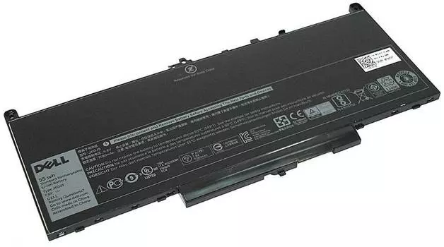 Аккумуляторная батарея Dell J60J5 оригинальная для Dell, 7.6 В, 55Wh, черный (J60J5-SP)