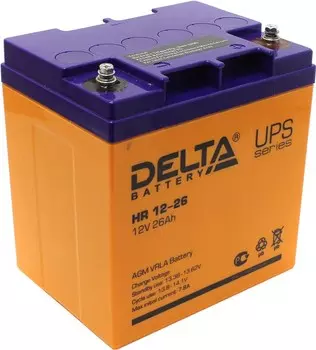 Аккумуляторная батарея для ИБП Delta HR HR12-26, 12V, 26Ah