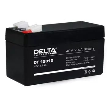 Аккумуляторная батарея для ИБП Delta DT DT 12012, 12V, 1.2Ah