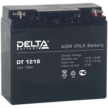 Аккумуляторная батарея для ОПС Delta DT DT 1218, 12V, 18Ah