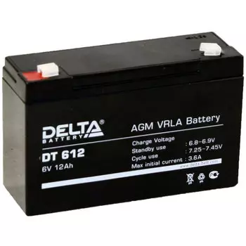 Аккумуляторная батарея для ИБП Delta DT DT 612, 6V, 12Ah