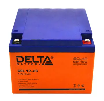 Аккумуляторная батарея для ИБП Delta GEL 12-26, 12V, 26Ah