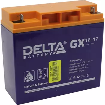 Аккумуляторная батарея для ИБП Delta GX GX12-17, 12V, 17Ah