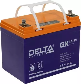 Аккумуляторная батарея для ИБП Delta GX GX12-33, 12V, 33Ah