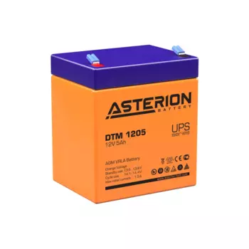 Аккумуляторная батарея для ИБП Asterion DTM 1205, 12V, 5Ah (Asterion DTM 1205)