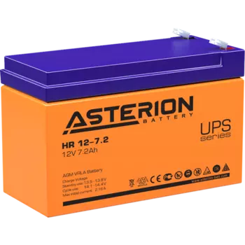 Аккумуляторная батарея для ИБП Asterion HR 12-7.2, 12V, 7.2Ah (Asterion HR 12-7.2)