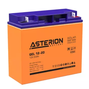 Аккумуляторная батарея для ИБП Asterion Solar Series GEL 12-20, 12V, 20Ah (Asterion GEL 12-20 M5)