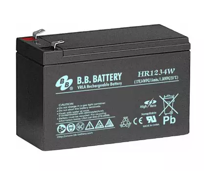 Аккумуляторная батарея для ИБП B.B.Battery HR 1234, 12V, 9Ah (BAHR12-34)