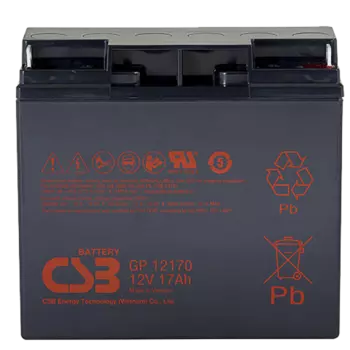 Аккумуляторная батарея для ИБП CSB GP 12170, 12V, 17Ah (GP12170)