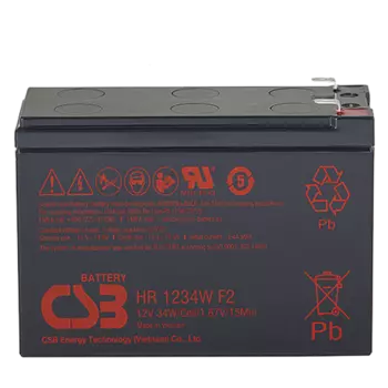 Аккумуляторная батарея для ИБП CSB HR 1234W F2, 12V, 9Ah