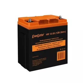 Аккумуляторная батарея для ИБП Exegate HR 12-26, 12V, 26Ah (EX282973RUS)