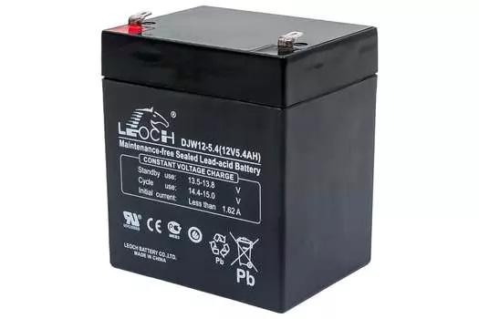 Аккумуляторная батарея для ИБП Leoch DJW12-5.4, 12V, 5.4Ah (DJW12-5.4)