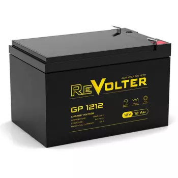 Аккумуляторная батарея для ИБП ReVolter GP 1212, 12V, 12Ah (GP 1212)