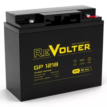 Аккумуляторная батарея для ИБП ReVolter GP 1218, 12V, 18Ah (GP 1218)