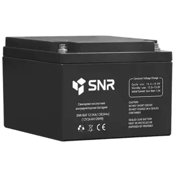Аккумуляторная батарея для ИБП SNR SNR-BAT-12-24-GP, 12V, 24Ah