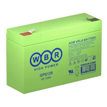 Аккумуляторная батарея для ИБП WBR GP 6120, 6V, 12Ah