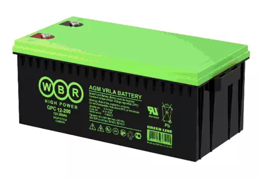 Аккумуляторная батарея для ОПС WBR GPC12-200, 12V, 200Ah (GPC12-200 WBR)