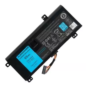 Аккумуляторная батарея G05YJ для Dell Alienware 14, 14D-1528, A14, M14X, 11.1V, 6200mAh, черный